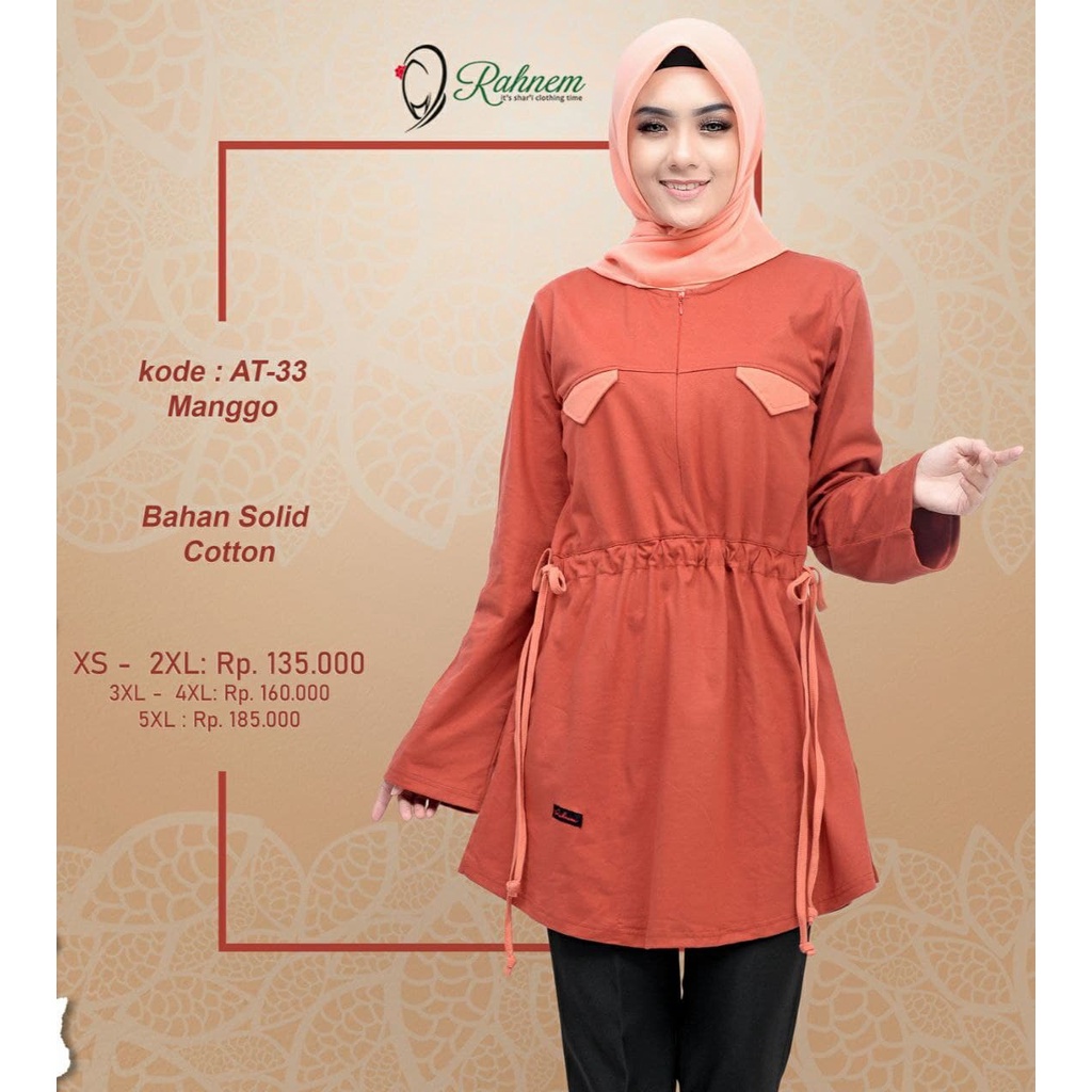 Atasan Kaos Rahnem Terbaru / At -33 / Fashion Muslim