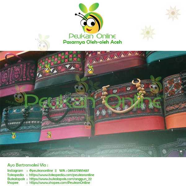Tas Aceh Tali Anggur / Tas Dek Cut Nyak / Tas Aceh Premium Bagikan :   Tas | Dompet