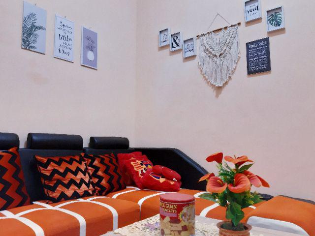 Wooden Projects Wall Decor Hiasan Dinding Tropical Bunga Sansevieria - Te