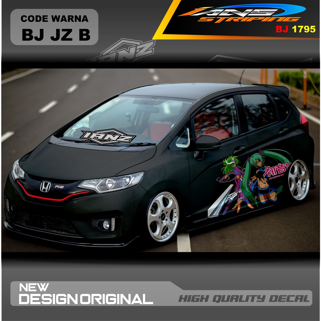 DECAL STIKER MOBIL HONDA JAZZ MOBIL AGYA AYLA AVANZA DLL / STIKER VARIASI MOBIL / DECAL STIKER MOBIL