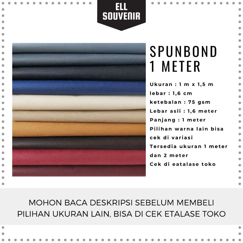 KAIN SPUNBOND  / SPONBUND 75 GSM / WRAPPING / BUNGKUS BUNGA / KERTAS PEMBUNGKUS