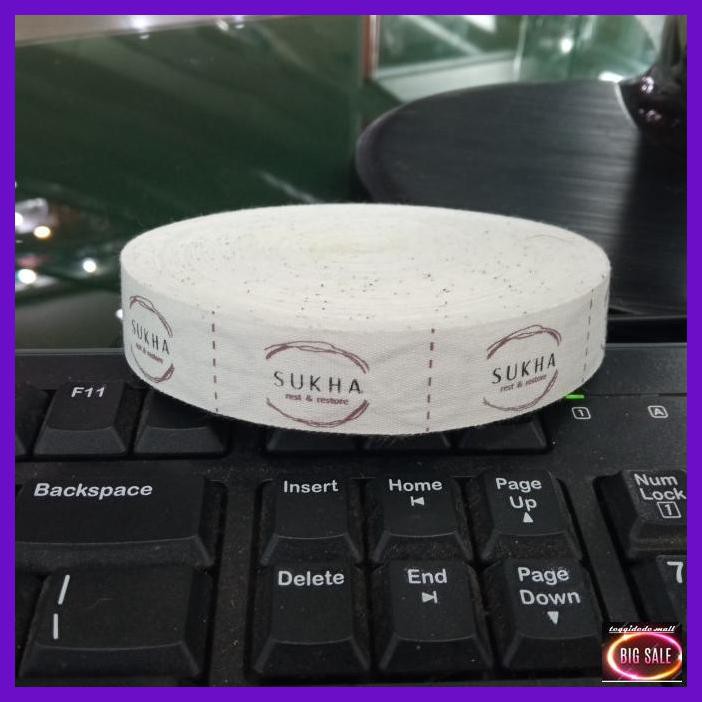 

Natfak- Label Pita Katun - 2 Warna -Asliiii.