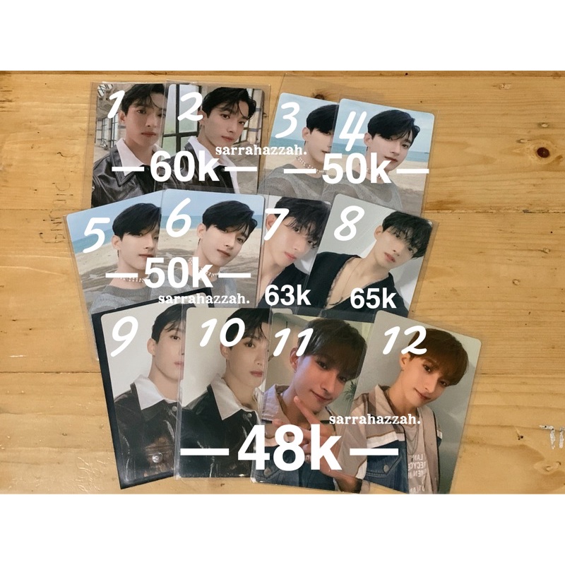 DK Attacca Photocards (Op 1, Op2, Op 3, Carat vers)