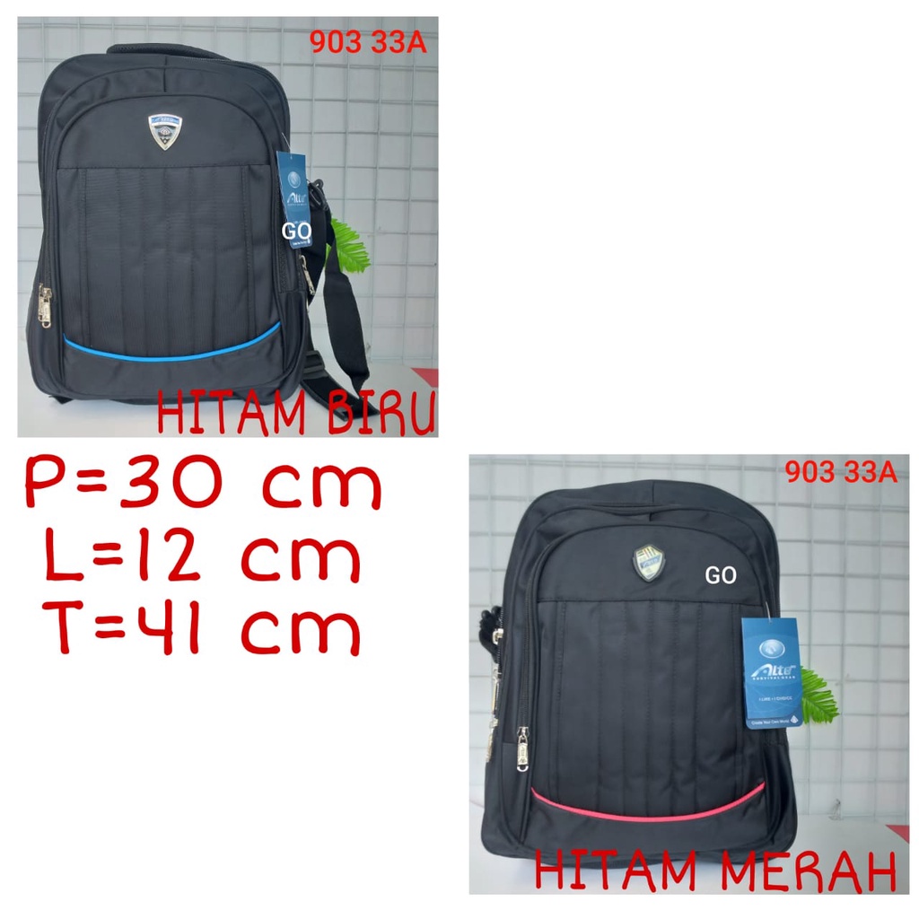 gos PALO ALTO Backpack Super Tas Sekolah Tas Kuliah Tas Ransel Laptop dengan Raincover