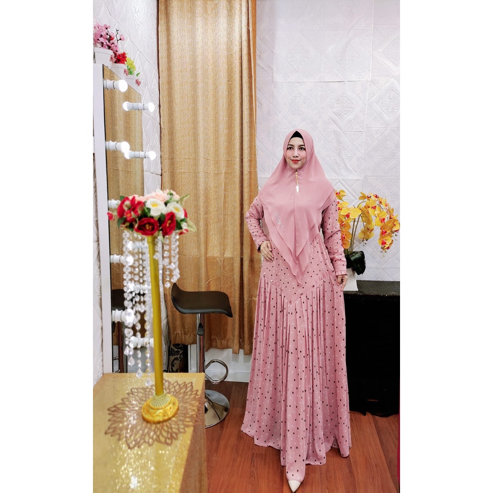 Wafa Polka Syari by Maryam Ceruty ZAHRA COLLECTION