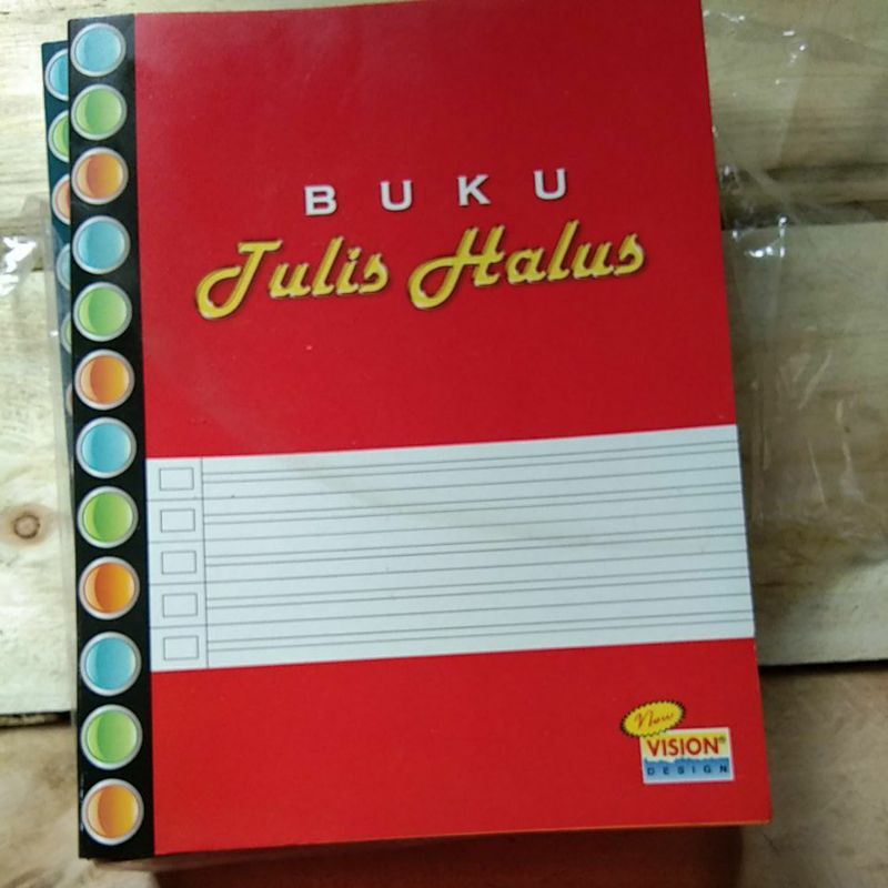 

Buku Tulis Halus isi 38 Satuan. Vision