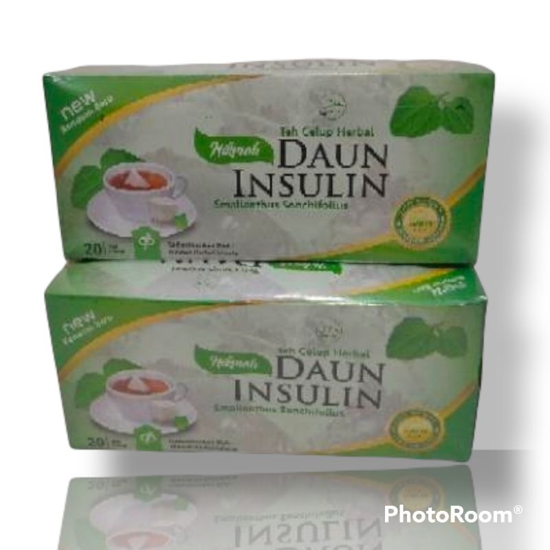 

Teh daun insulin 1 Box isi 20 sachet herbal paitan