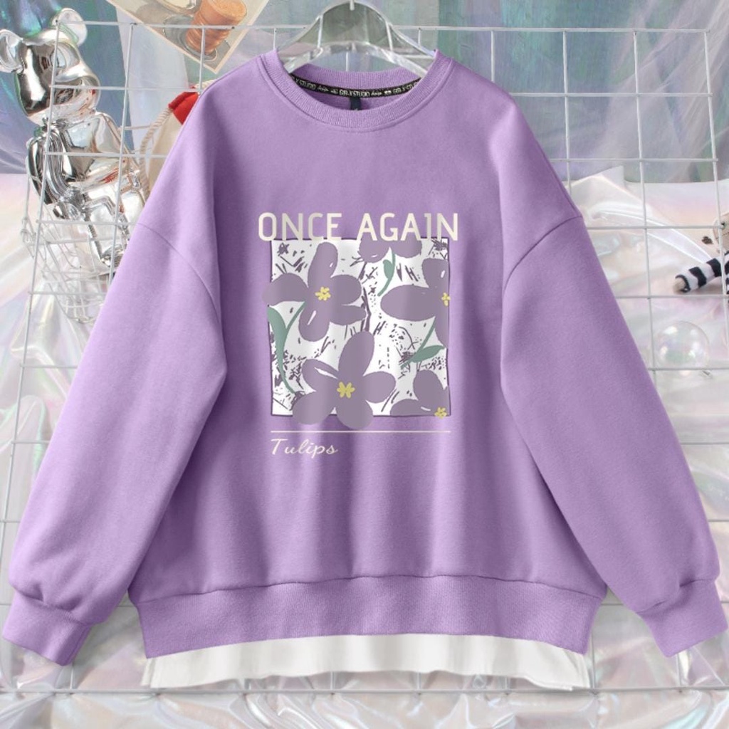 LILAC VERSION SWEATER CREWNECK PECINTA UNGU (v1)