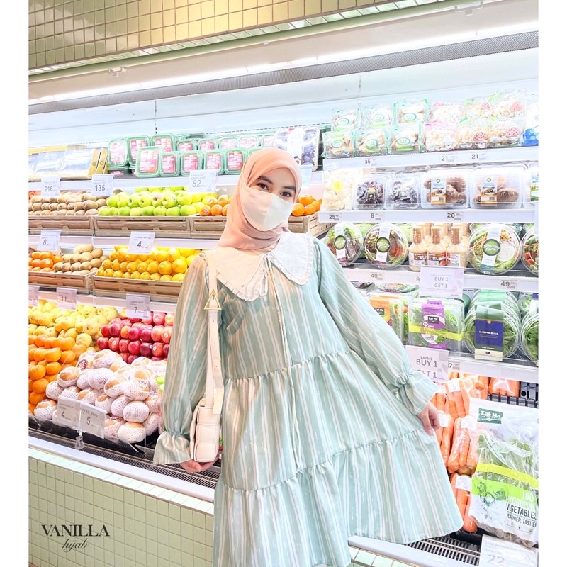 Midi tunik vanilla hijab