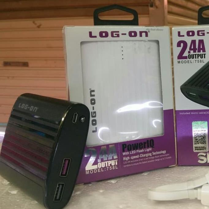 Powerbank log on 8800mah original power bank log on 8800 mah