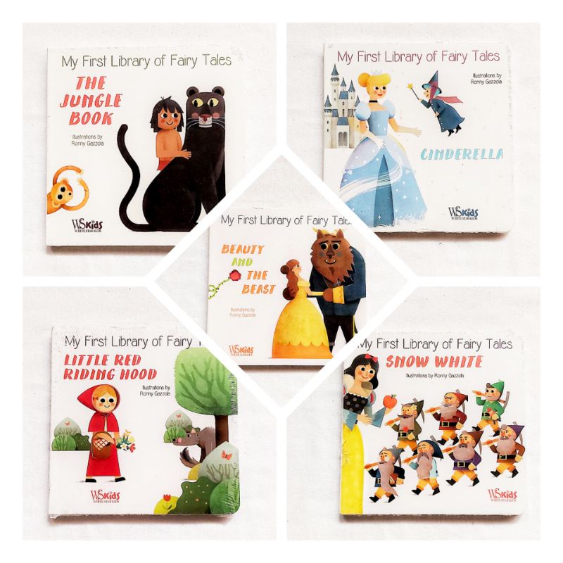 My First Library of Fairy Tales Boardbook Boardbook Buku Cerita Anak Cinderella Little Riding Hood S