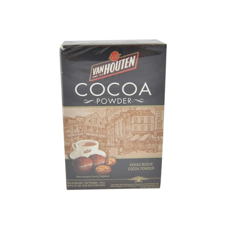 

VAN HOUTEN COCOA POWDER KEMASAN DUS 45GR