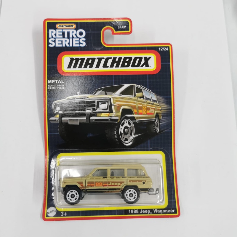 Matchbox Retro Series MBX 1988 Jeep Wagoneer Krem