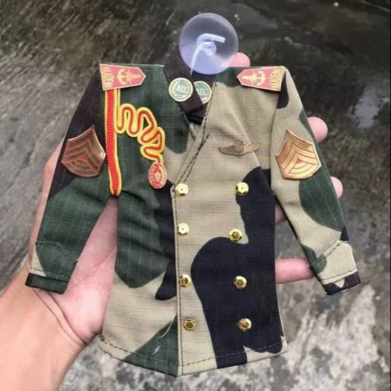 Gantungan baju unyil akmil loreng | Gantungan baju akmil loreng |Tempelan baju unyil akmil loreng