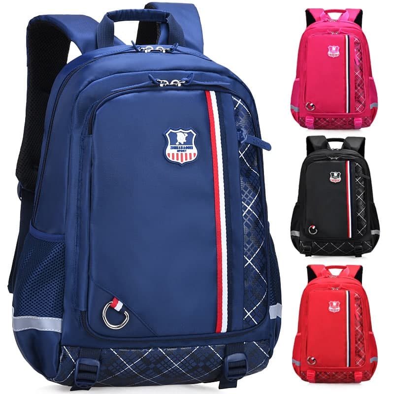 Zhima Baby Sport Tas Sekolah Model Bukaan Pintu Kulkas - Ransel Sekolah - Backpack - Tas Ransel Sekolah Model Terbaru - Tas Sekolah Import - Ransel Korea