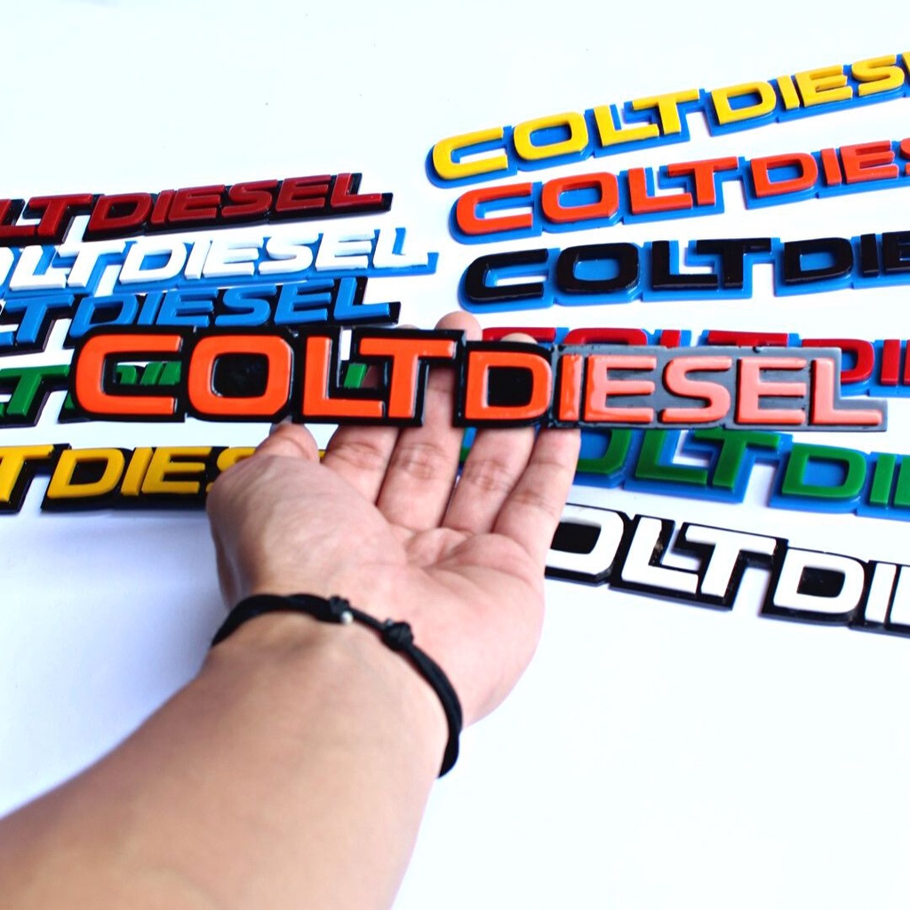 EMBLEM AKSESORIS MOBIL COLT DIESEL / VARIASI EMBLEM MOBIL MISTUBISHI CANTER COLT DIESEL / EMBLEM TUL