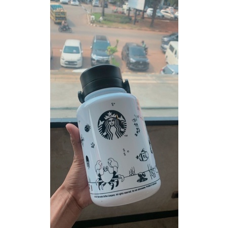 STARBUCKS 1L BOTTLE ORIGINAL "STARBUCKS X KREABY" UNDER THE SEA