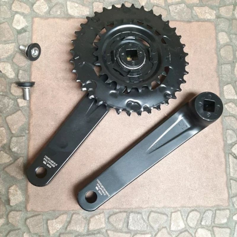 LENGAN PEDAL SEPEDA MTB GIR DEPAN CRANK SHIMANO M315 TERLARIS