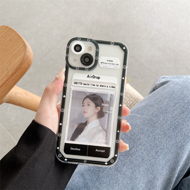 Soft Case Pelindung Anti Jatuh Desain Kartu Bahasa Inggris Untuk iPhone 14 13 12 Pro MAX 11 X XR XS MAX 7 8 Plus