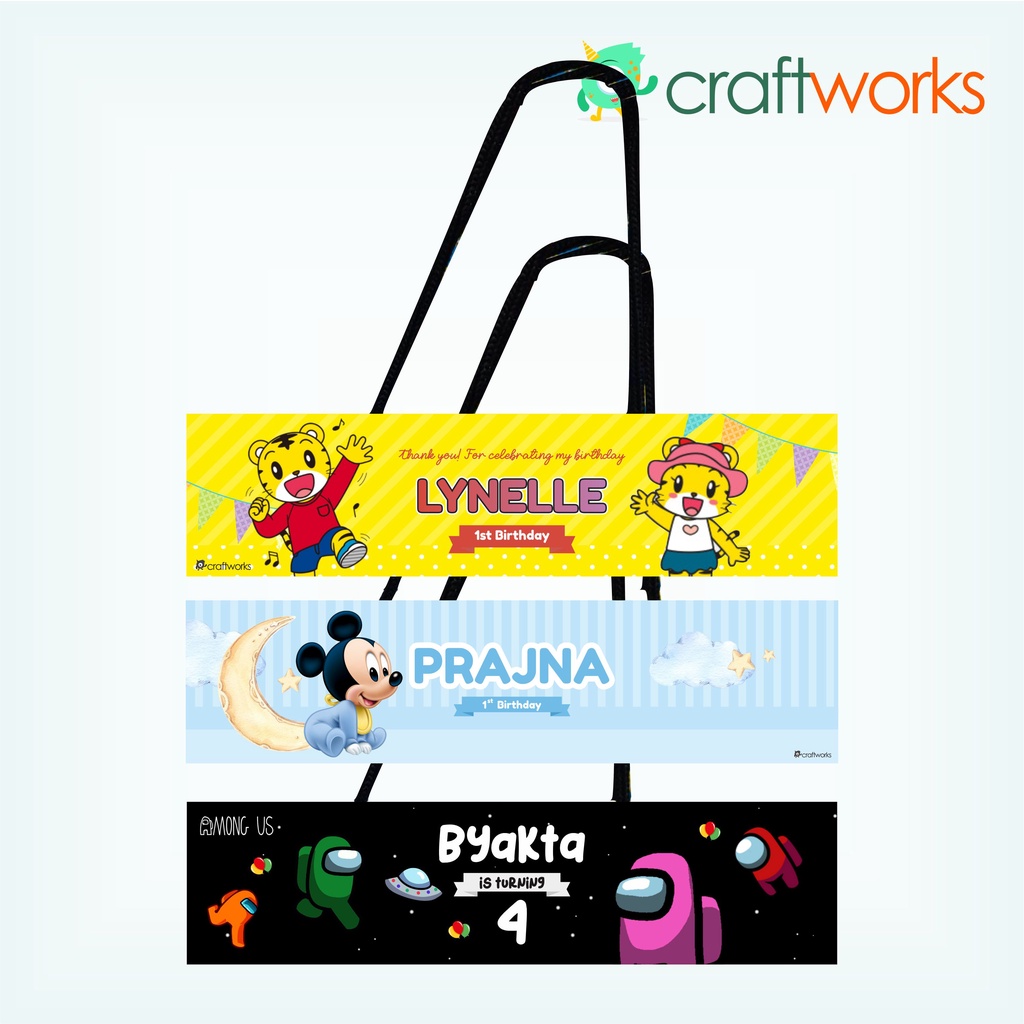 BINGKISAN SNACK ULANG TAHUN / BIRTHDAY SNACK BAG / GOODIE BAG - CUSTOM