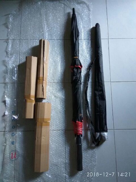 Termuraah, Payung Golf Otomatis 2 Susun Uk Jumbo Bahan Sutra .
