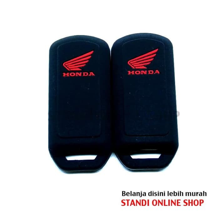 Kondom Remote Silikon Cover Honda All New PCX LED Lokal 2018 Hitam 2