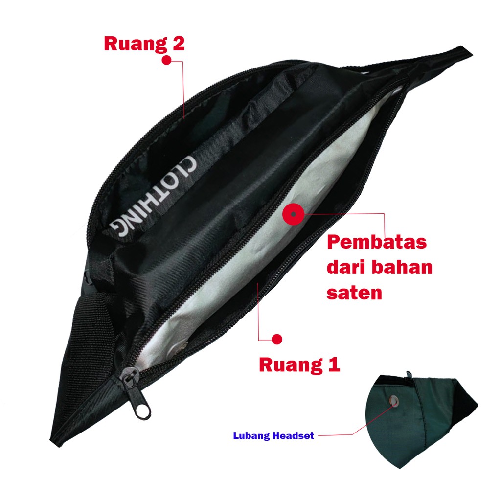 TAS SELEMPANG PRIA DAN WANITA,#WAISTBAG #WATERPROOF,#PROMO TAS PINGGANG