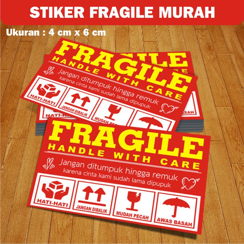 

STIKER FRAGILE MERAH KUNING