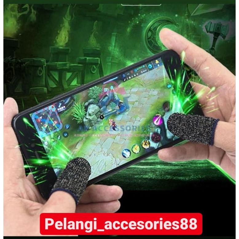 SARUNG JARI JEMPOL GAME ANTI KERINGAT/BASAH 1PASANG ISI 2PCS