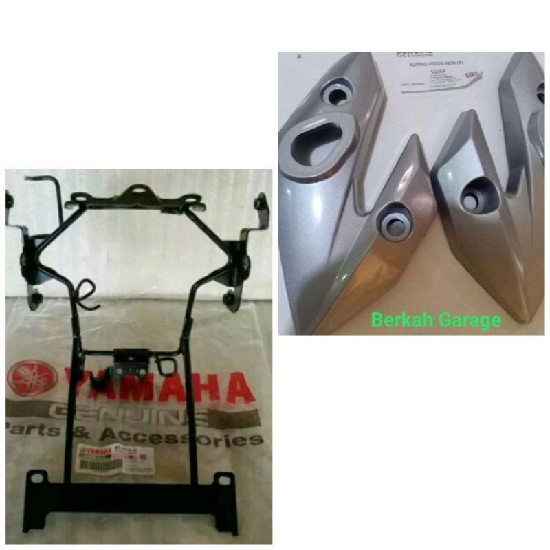 Paket Hemat Breket Vixion Old Plus Kupingan Lampu Vixion Old