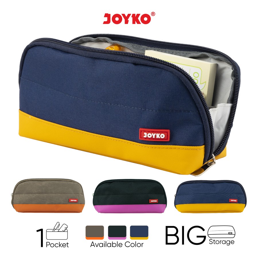 Pencil Case Kotak Tempat Pensil Kain Joyko PC-5005