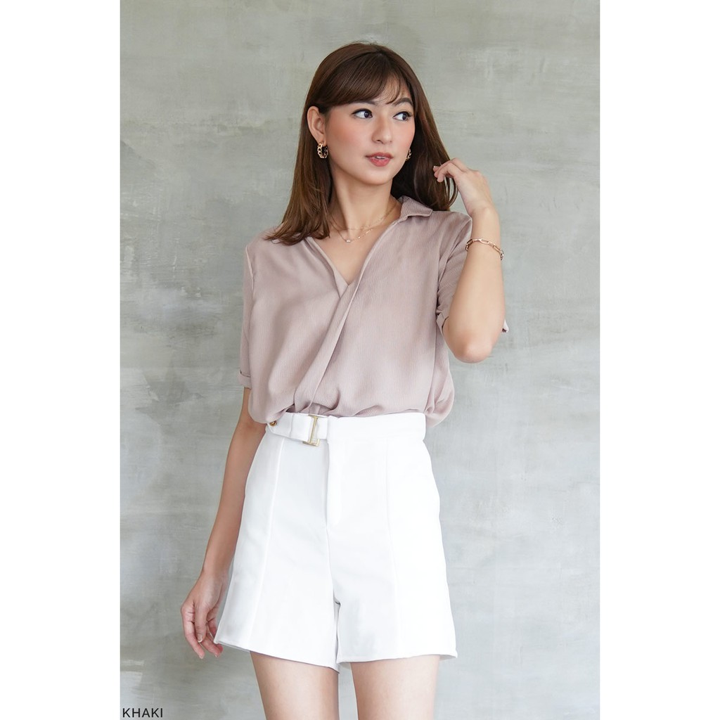 Nevada Crinkle Atasan Wanita Blouse