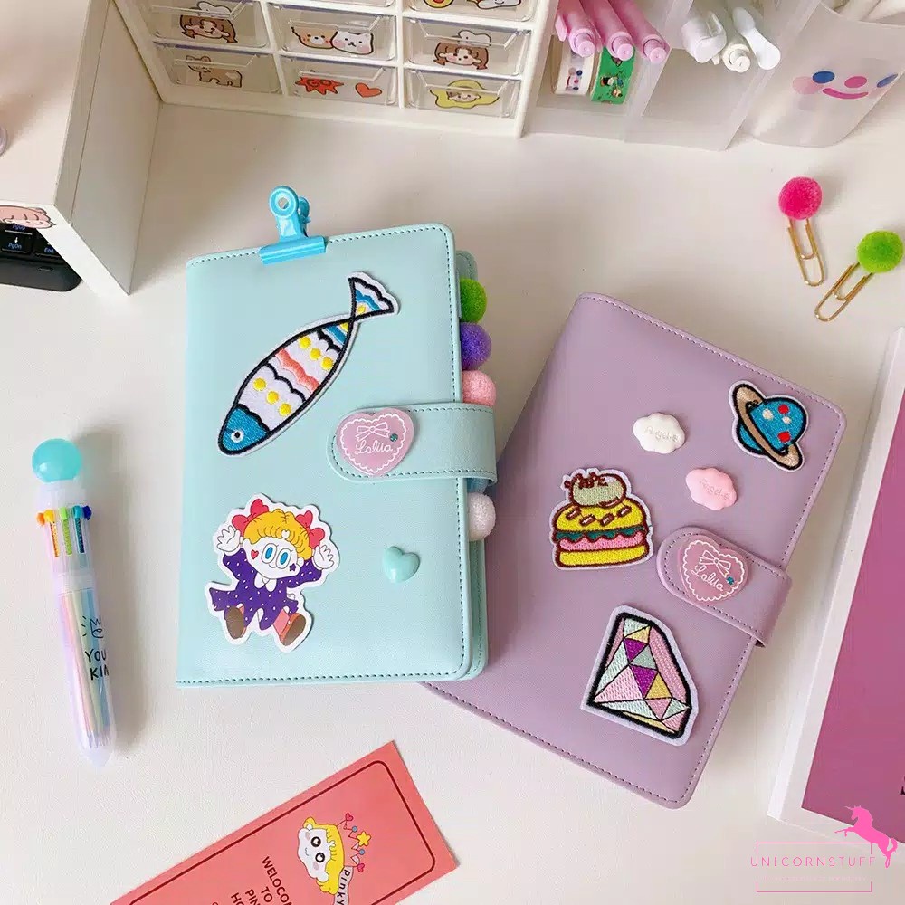 1 Set Notebook Kulit Unicorn Anak Diary Buku Catatan Journal Pink Binder Kado Hadiah Sekolah Kuliah Perempuan Cewek