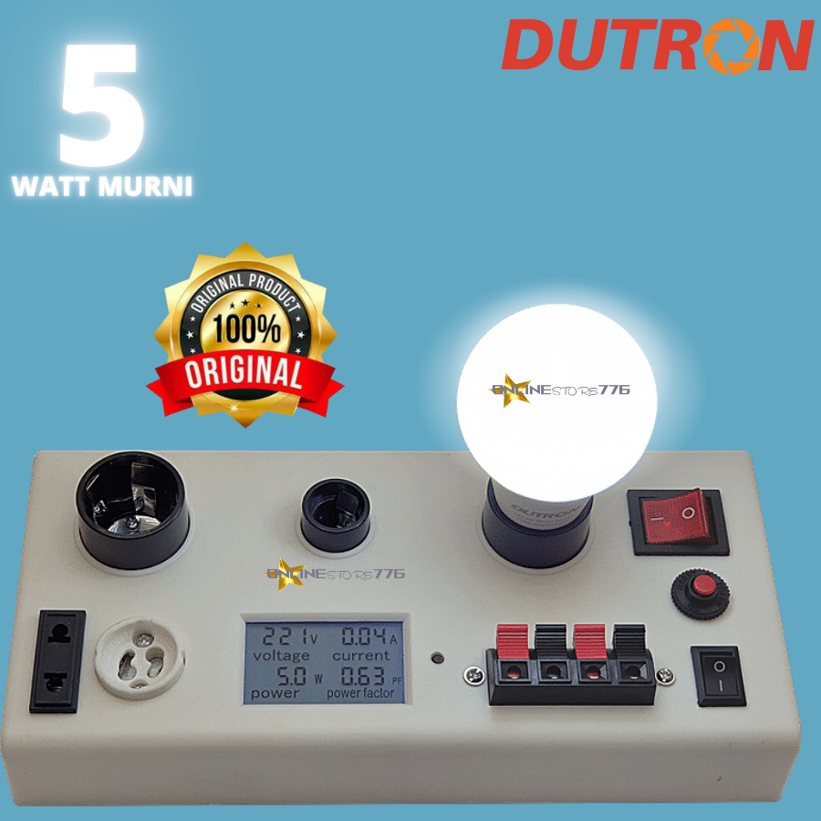 Lampu - Bohlam - DUTRON LED 5W - DUTRON 5 Watt - Bohlam LED - Lampu LED - Garansi 1 Tahun