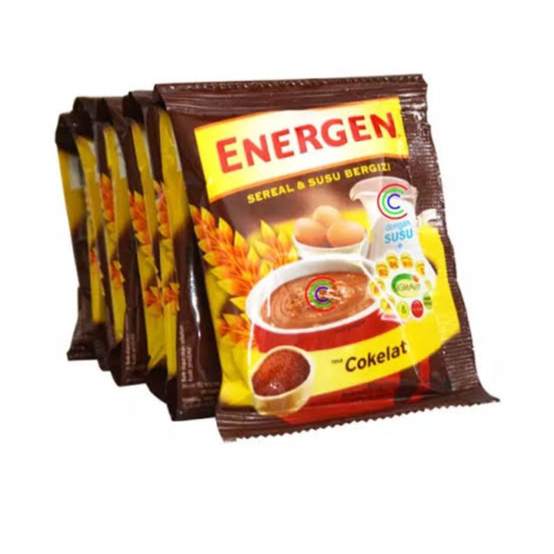 

ENERGEN COKLAT 1rc isi 10 set