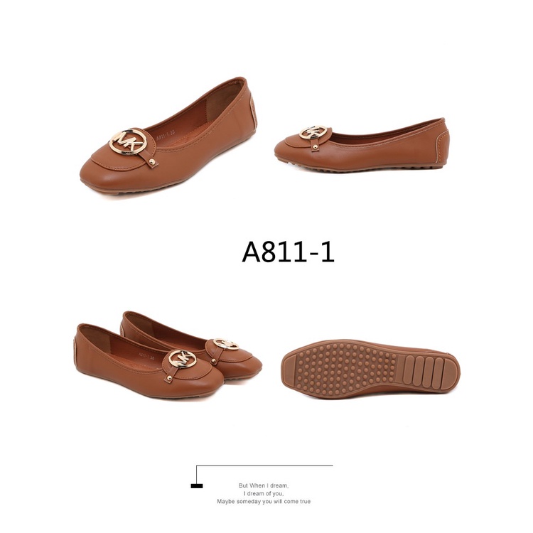 Logo Ballerinas Flat Shoes #A811-1