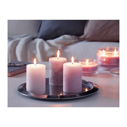 LUGGA Lilin blok beraroma isi 3 pcs