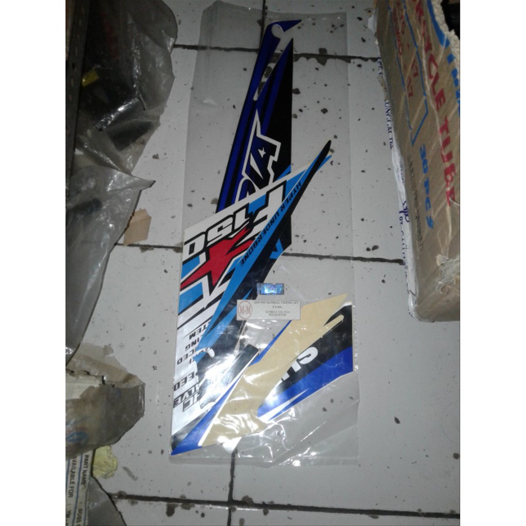 striping satria fu facelift putih hitam Limited