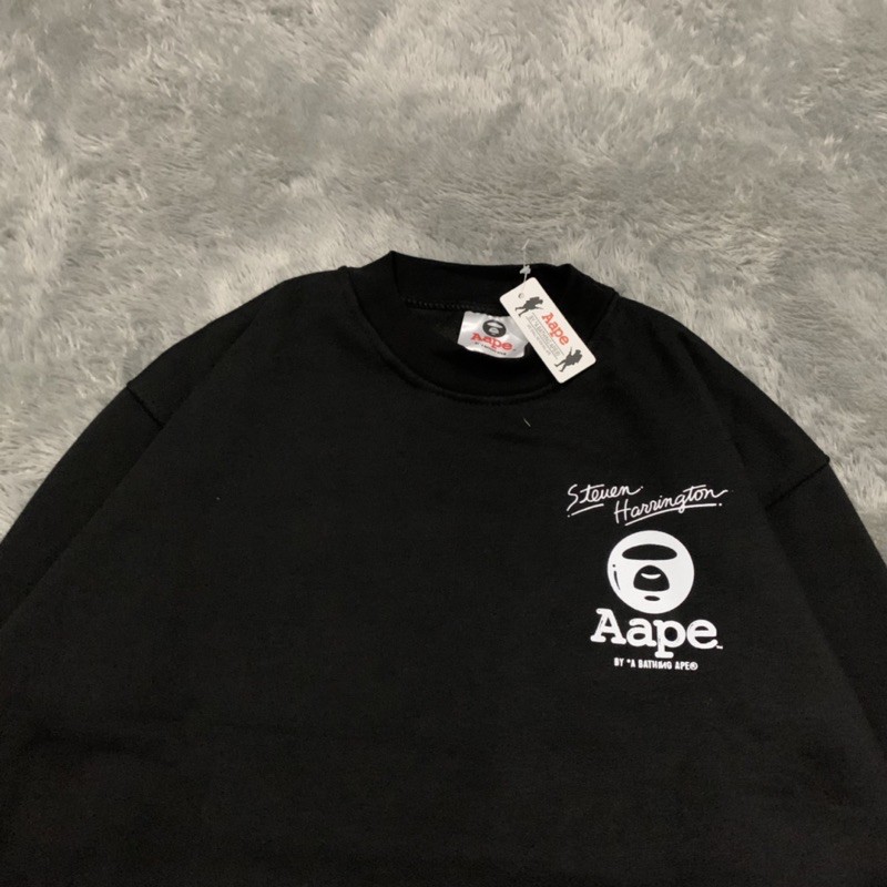 Sweater Crewneck Bape Aape X Steve Harrington FullTag &amp; Lebel