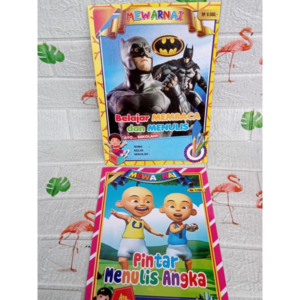 [NEW] BUKU MEWARNAI+MEMBACA KARAKTER RANDOM