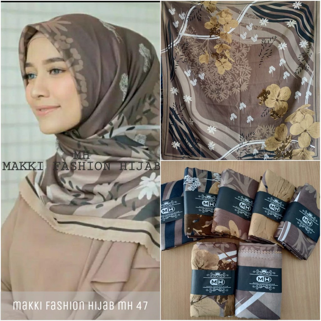 Hijab cantik terbaru laser cut best seller MH-MH 47