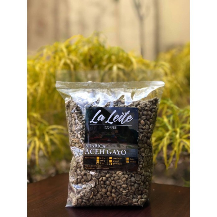 

La Leite Kopi Arabica Aceh Gayo 1 kg - Greenbean (biji mentah)