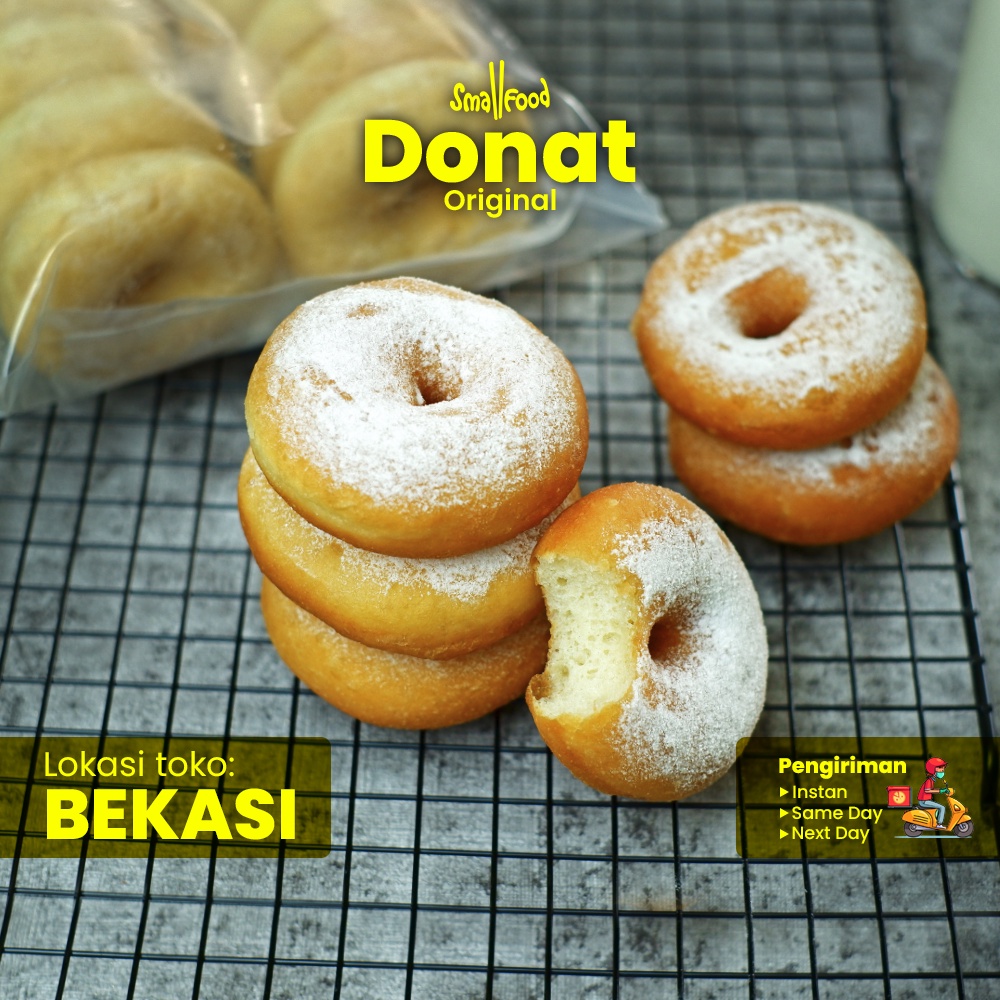 

Isi 6 - Donat COCO - Classic Original Premium Doughnut Enak Bukan Donut Kentang - Smallfood Bekasi