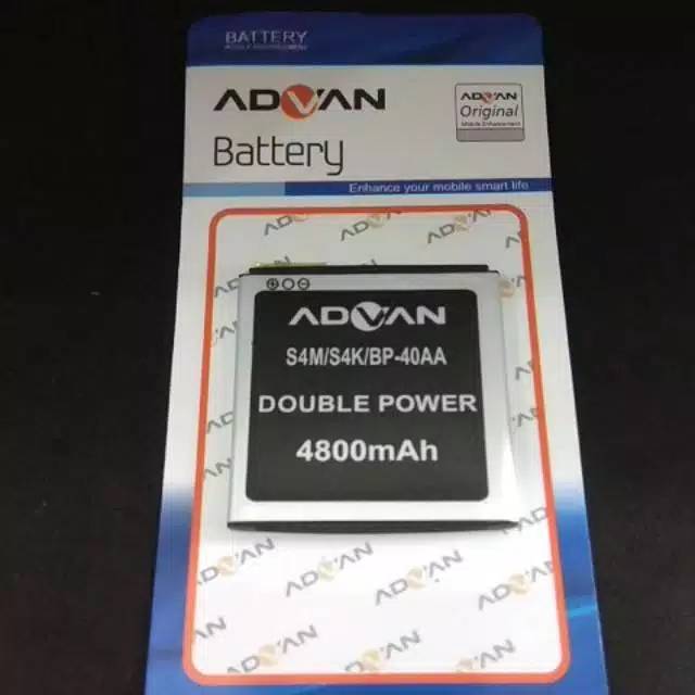 Batrr bt advan S4M S4K  BP-40AA Original