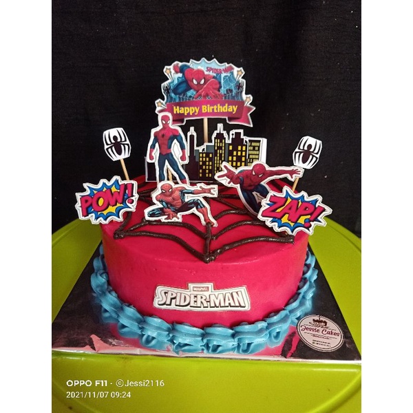 Kue ulang tahun spiderman