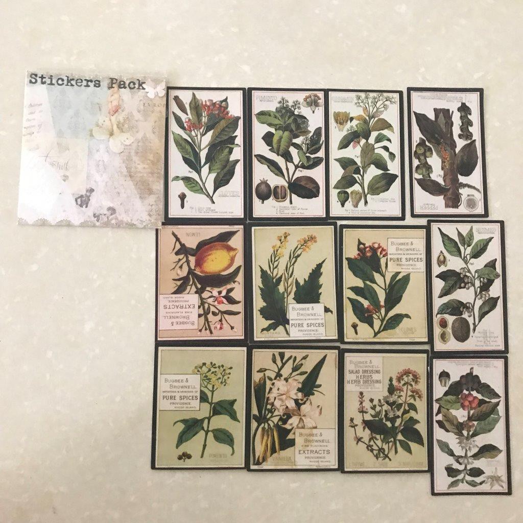 

Stiker post card tanaman stiker postcard stiker perangko