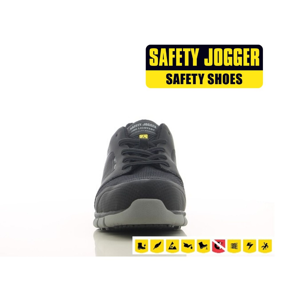 Sepatu Safety JOGGER LIGERO BLACK S1P SRC ESD