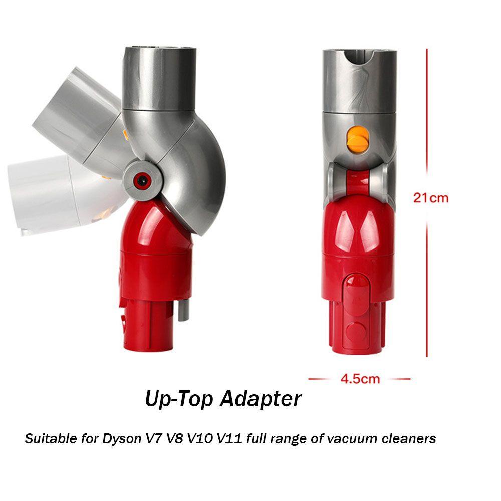 Solighter Adaptor Atas/Bawah Bermanfaat Alat Pembersih Rumah Tangga Vacuum Cleaner Aksesoris Quick Release Adapter