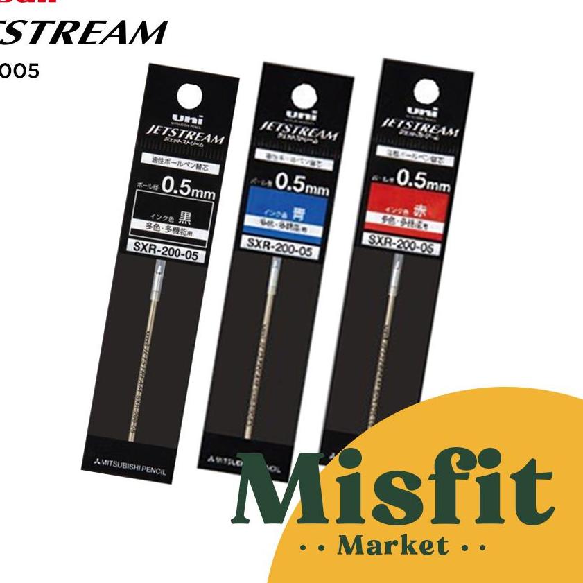 

Barang Baru Uni Ball SXR-200 Jetstream Refill 0.5 mm 0.7 mm Refill Pulpen**
