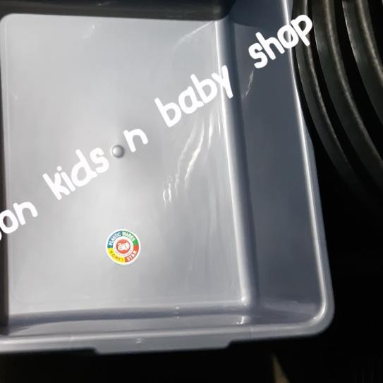 ♫ Bak segi Plastik abu/Baskom segi abu/Kotak segi abu/Baskom Plastik abu ☜